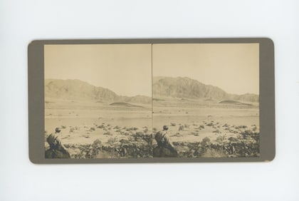 Gold Mining Death Valley California Stereoview