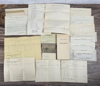 Rawhide Nevada Ghost Town Billheads Documents