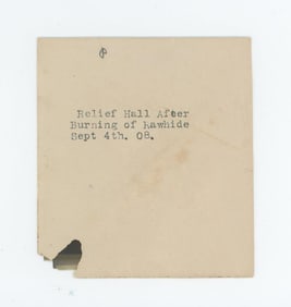 Relief Hall of Rawhide Nevada Photo Negative