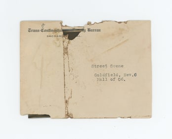 Goldfield Nevada Street Scene Mining Town Photo