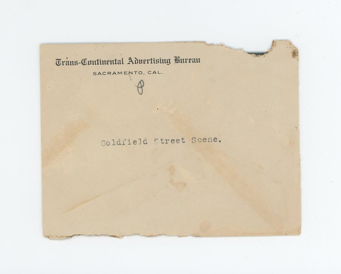 Goldfield Nevada Hotel Photo Negative (1 of 5)