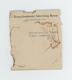 Named Gentleman Rawhide Nevada Photo Negative