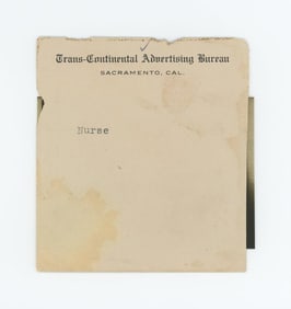 Rawhide Nevada Nurse and Miner Photo Negative