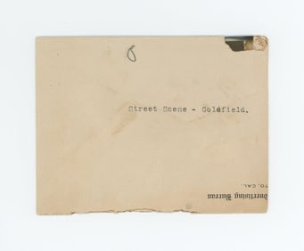 Goldfield Nevada Boomtown Photo Negative