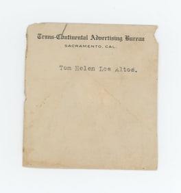 Sweethearts Photo Negative Los Altos California