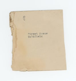 Goldfield Nevada Gold Town Photo Negative