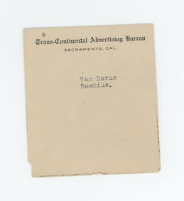 Rawhide Nevada Ghost Town Photo Negative