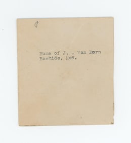 Rawhide Nevada Ghost Town Photo Negative