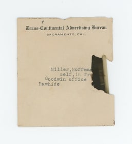 Rawhide Nevada Ghost Town Photo Negative