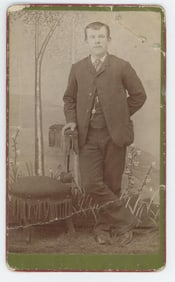 H.B. Calfee Yellowstone Park Montana CDV Photo