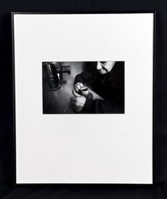 Old Woman At Diner Silver Gelatin Photo