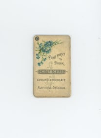 Celluloid Ghiradelli Chocolate Pocket Calendar