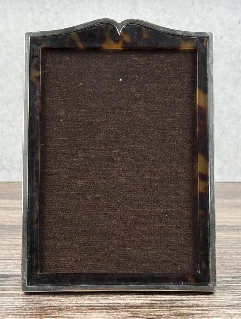 Sterling Silver and Tortoise Shell Picture Frame (1 of 4)