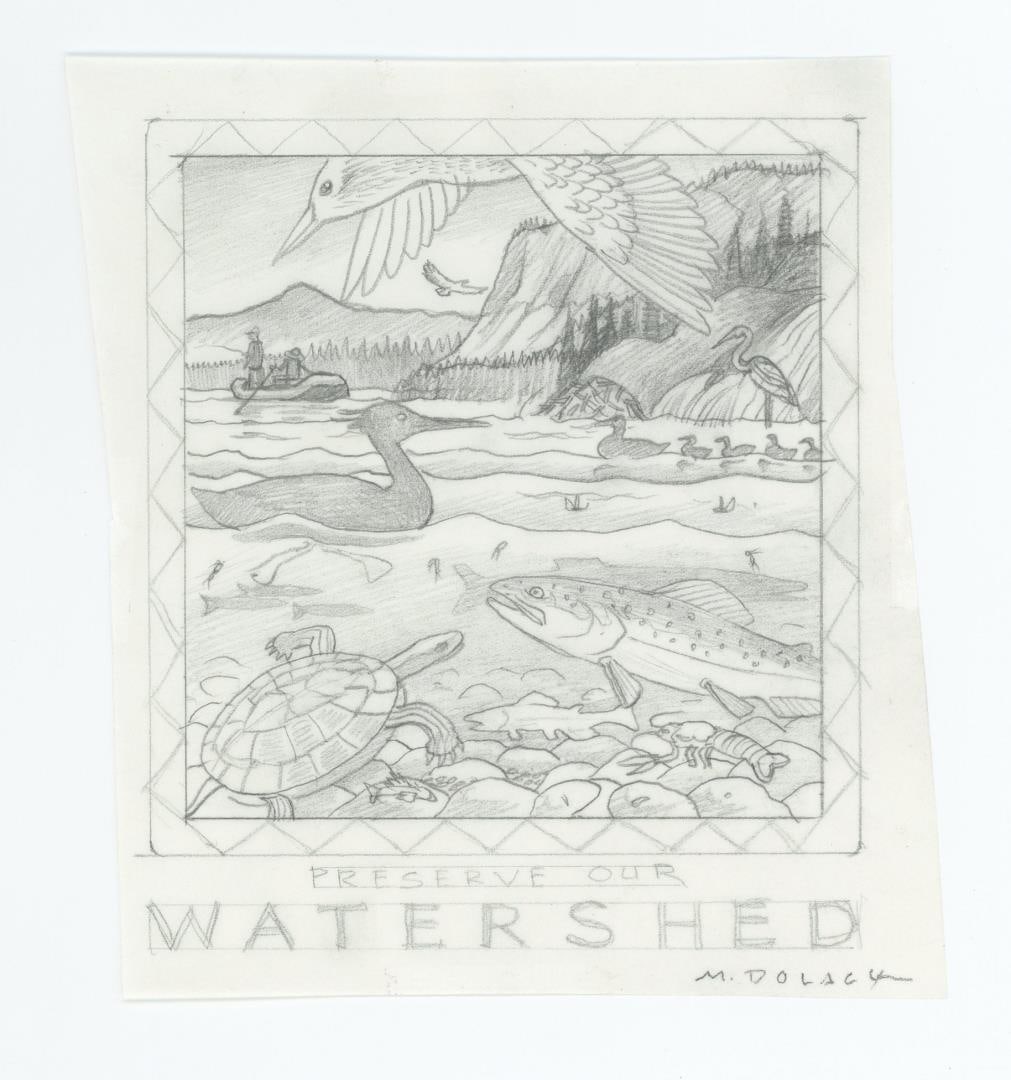 Monte Dolack Preserve Our Watershed Poster Study (1 of 3)