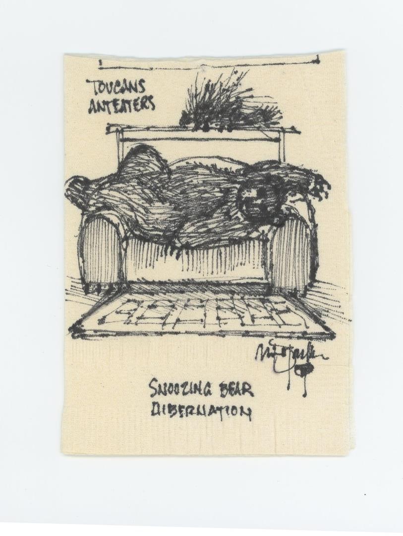 Monte Dolack Original Pen & Ink Drawing (1 of 3)