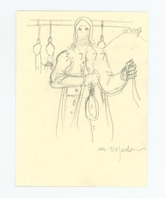 Monte Dolack Original Vigilante Drawing