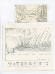 Monte Dolack Watershed Conservation Sketches