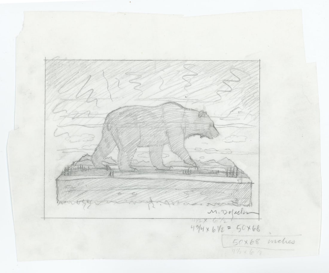 Monte Dolack Great Bear Poster Study (1 of 3)