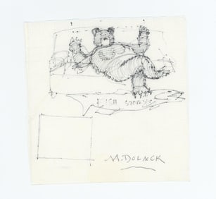 Monte Dolack Original Pen & Ink Drawing