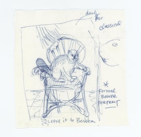 Monte Dolack Original Pen & Ink Drawing