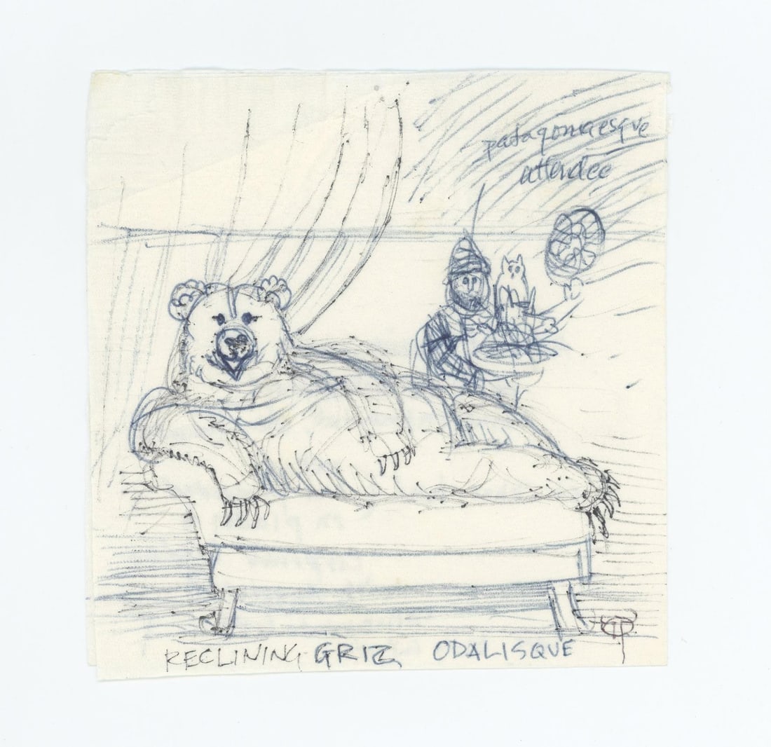 Monte Dolack Original Pen & Ink Drawing (1 of 3)