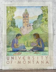 Monte Dolack University Of Montana Poster Study