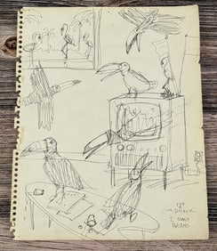 Monte Dolack Original Pen & Ink Drawing