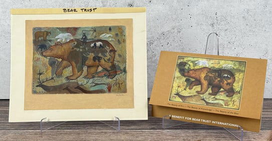 Monte Dolack Bear Trust Poster Study