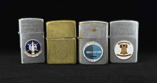 Vietnam War Military Unit Cigarette Lighters