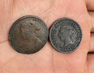 1800s British & Canadian Coins