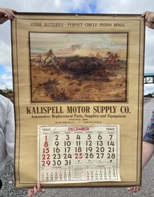 Charles M Russell Kalispell Montana Calendar
