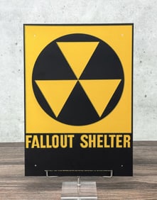 US Department of Defense Fallout Shelter Sign