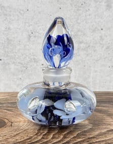 St Clair Art Glass Perfume Bottle