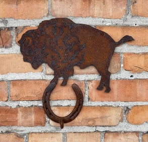 Plasma Cut Buffalo Wall Hook