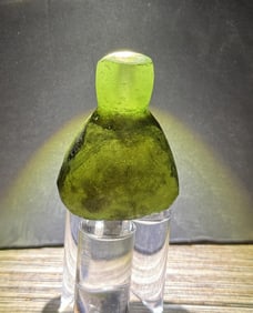 Time of Christ Ancient Roman Olive Green Bottle