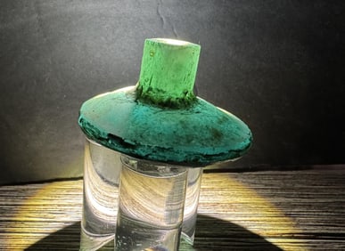 Time of Christ Ancient Roman Green Bottle