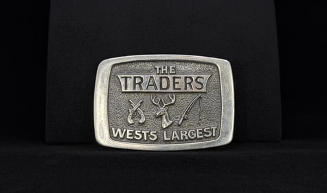 The Traders Sterling Silver Belt Buckle