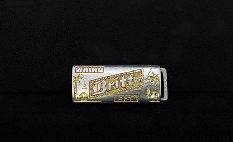 1954 Korean War Navy Waiau New Zealand Belt Buckle