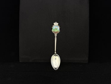 Kingston Jamaica Sterling Silver Souvenir Spoon
