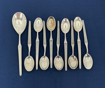 Danish Sterling Silver Spoon Set