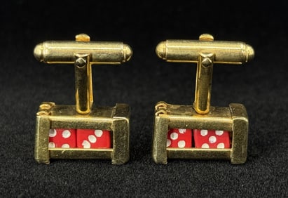 Gamblers Dice Cufflinks