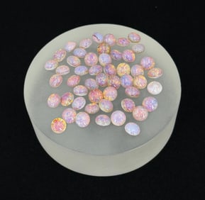 153.65ct of Fire Opal Doublets