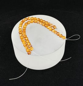 Two Strands of Butterscotch Baltic Amber Beads