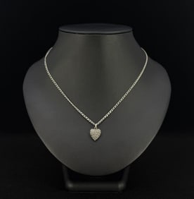 Sterling Silver Heart Necklace