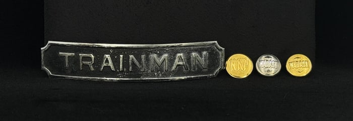 Trainman Hat Badge & Uniform Buttons