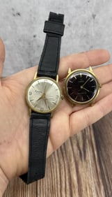 Timex Q & Bercona Deluxe Watches