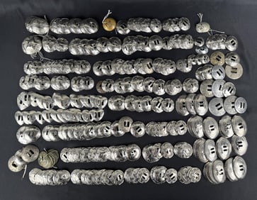 Large Group Of Assorted Cowboy Bridle Conchos