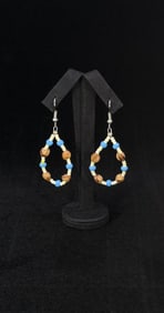 Navajo Ghost Spirit Juniper Seed Earrings