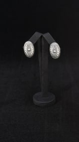 Navajo Sterling Silver Earrings