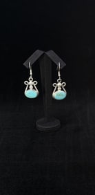 Navajo Sterling Silver Turquoise Earrings